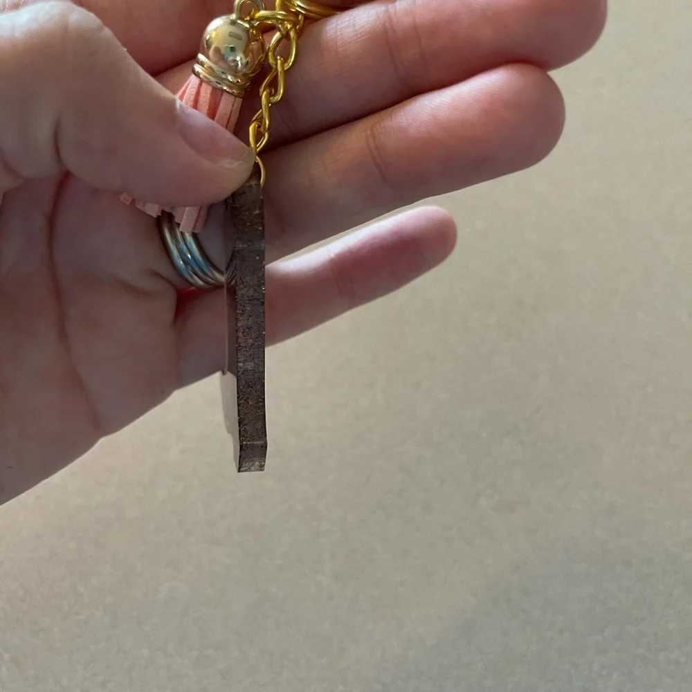 Handmade Cowboy Boot Keychain - Picture 2 of 6